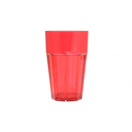 Thunder Group PLPCTB110RD 10 oz, Diamond Tumbler, Polycarbonate, Red - Dozen