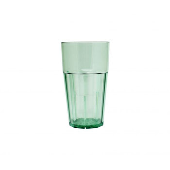 Thunder Group PLPCTB114GR 14 oz, Diamond Tumbler, Polycarbonate, Green - Dozen