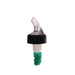 Thunder Group PLPR075C 3/4 oz, Green Measured Liquor Pourer With Collar - Pack Of 12