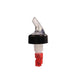 Thunder Group PLPR100C 1 oz, Red Measured Liquor Pourer With Collar - Pack Of 12