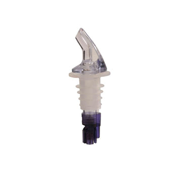 Thunder Group PLPR113M 1 1/8 oz, Purple Measured Liquor Pourer Without Collar - Pack Of 12