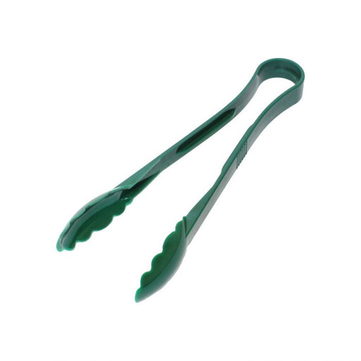 Thunder Group PLSGTG012GR 12" Scallop Grip Tong, Polycarbonate, Green Color