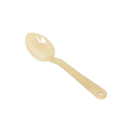 Thunder Group PLSS111BG 11" Serving Spoon, Solid, Polycarbonate, Beige - Dozen