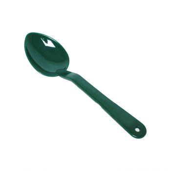 Thunder Group PLSS111GR 11" Serving Spoon, Solid, Polycarbonate, Green - Dozen