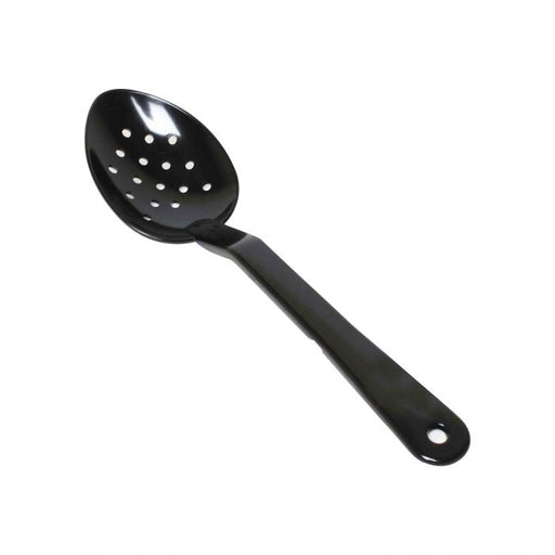 Thunder Group PLSS113BK 11" Serving Spoon, Perforated, Black - Dozen