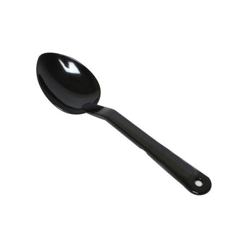 Thunder Group PLSS211BK 13" Serving Spoon, Solid, Polycarbonate, Black - Dozen