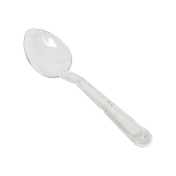 Thunder Group PLSS211CL 13" Serving Spoon, Solid, Polycarbonate, Clear - Dozen