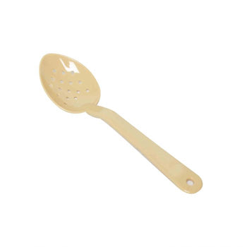 Thunder Group PLSS213BG 13" Serving Spoon, Perforated, Beige - Dozen