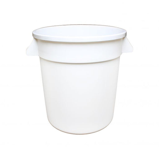 Thunder Group PLTC010W 10 Gallon Trash Can, Plastic, White