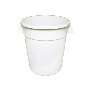 Thunder Group PLTC020W 20 Gallon Trash Can, Plastics, White