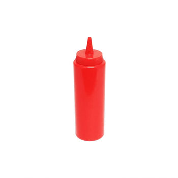 Thunder Group PLTHSB008R 8 oz Squeeze Bottle, Red - Dozen