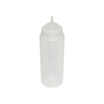 Thunder Group PLTHSB032CW 32 oz Wide-Mouth Squeeze Bottle, Clear (6Pk) - Pack