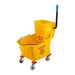 CAC China PMBY-36ST 36QT Yellow Heavy-Duty Mop Bucket and Wringer Set