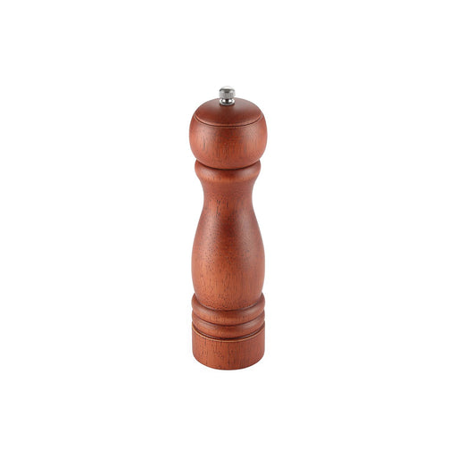 CAC China PMW1-8BN Pepper Mill Wooden Brown 8-inches Height