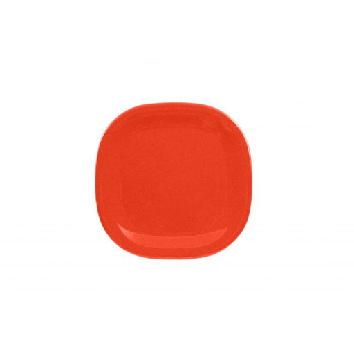 Thunder Group PS3008RD 8 1/4" X 8 1/4" Round Square Plate, Passion Red