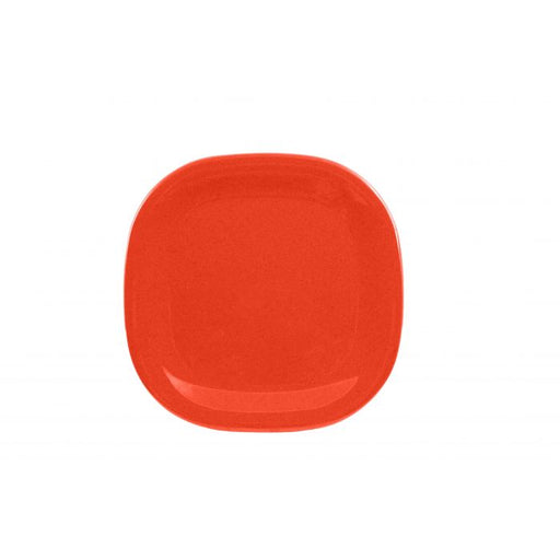 Thunder Group PS3014RD 14" X 14" Round Square Plate, Passion Red