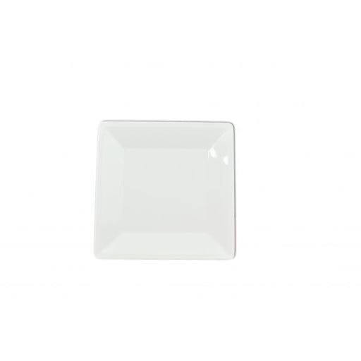 Thunder Group PS3211W 10 1/4" X 10 1/4" Square Plate, 1" Deep, Passion White