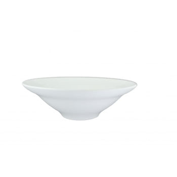 Thunder Group PS6013W 70 oz, 13" Salad Bowl, 4 1/8" Deep, Passion White