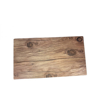 Thunder Group SB514S 14 3/4" X 8 1/4" Serving Board, Faux Wood, Sequoia