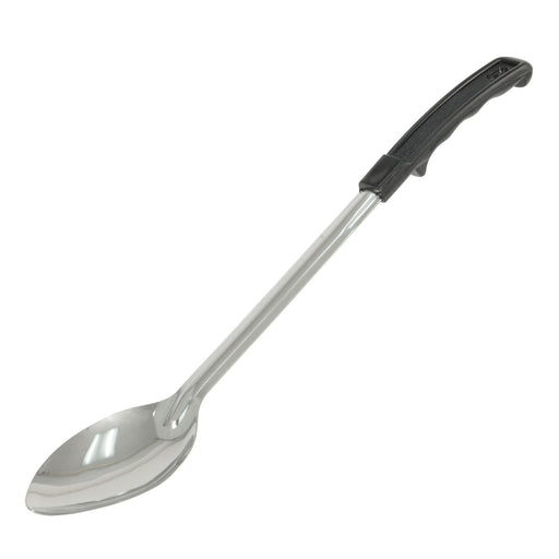 CAC China SBSO-13BH Basting Spoon Solid 1.2mm Black Handle 13-inches