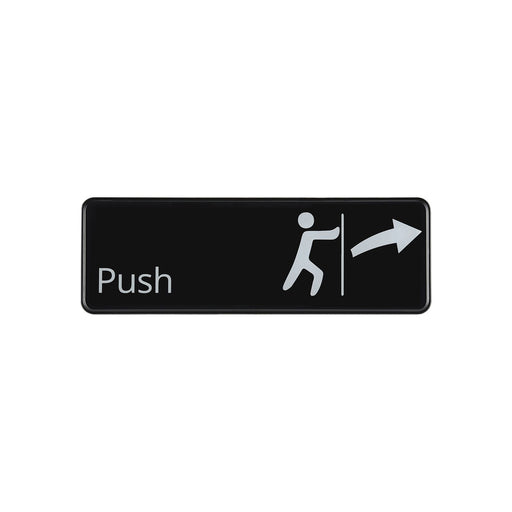 CAC China SCE3-PS01 9x3 inches Height Compliance Sign Push