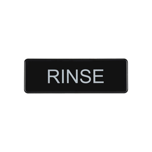 CAC China SCE3-RS08 9x3 inches Height Compliance Sign Rinse