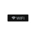 CAC China SCE3-WF11 9x3 inches Height Compliance Sign WiFi