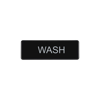 CAC China SCE3-WS07 9x3 inches Height Compliance Sign Wash