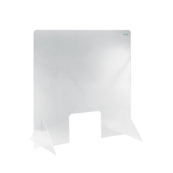 CAC China SHLD-3632 Self-Standing Shield Acrylic 36-inches Width X 32-inches Height