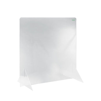 CAC China SHLD-3632N Self-Standing Shield Acrylic w/o Window 36-inches Width X 32-inches Height