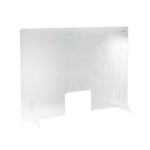 CAC China SHLD-4832 Self-Standing Shield Acrylic 48-inches Width X 32-inches Height