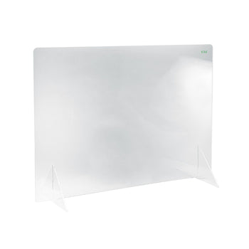 CAC China SHLD-4832N Self-Standing Shield Acrylic w/o Window 48-inches Width X 32-inches Height