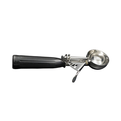 CAC China SICD-30BK Stainless Steel Thumb Disher 1 oz. Black #30
