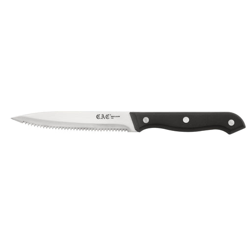 CAC China SKP3-01PF Knife Steak Pointed Tip Full Tang Plastic Handle 4-1/2-inches - 12 count