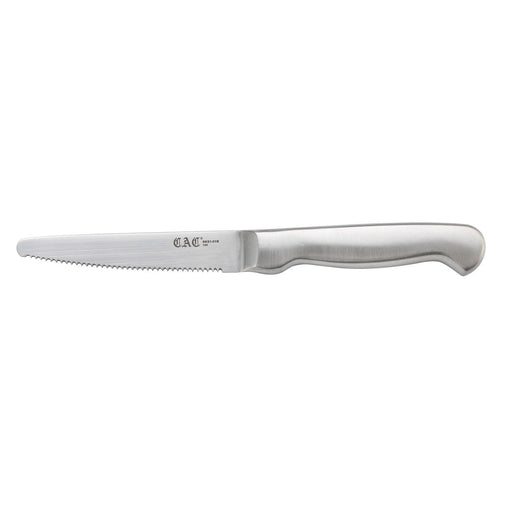 CAC China SKS1-01R Knife Steak Round Tip Stainless Steel Handle Hollow 4-1/2-inches - 12 count