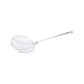 CAC China SKSP-09 9-inches Diamater Nickel-Plated Metal Wire Skimmer Round Spiral