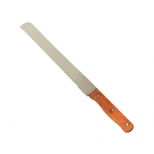 Thunder Group SLBK013 8 1/2" Blade Bread Knife, Wood Handle 1.8MM - Dozen