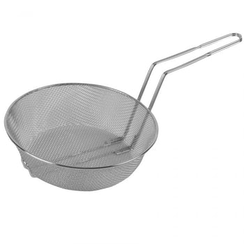 Thunder Group SLCB010F 10" Round, Culinary Basket Nickel Plated, Fine Mesh