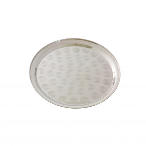 Thunder Group SLCT316 16" Round Tray, Stainless Steel