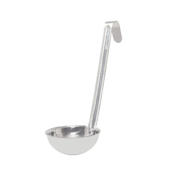 CAC China SLD6-40 Ladle Stainless Steel One-Piece 6-inches Handle 4 oz.