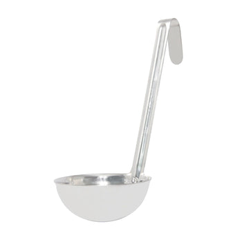 CAC China SLD6-60 Ladle Stainless Steel One-Piece 6-inches Handle 6 oz.