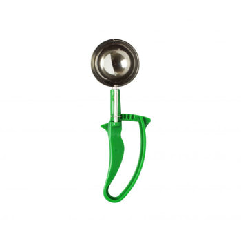 Thunder Group SLDS212G 2 2/3 oz Disher, #12 Green, Easy Grip Handle