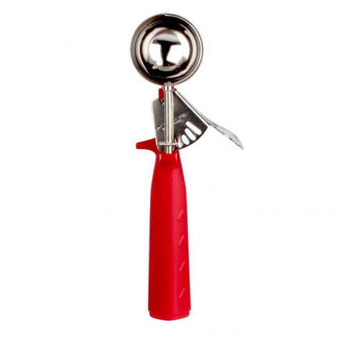 Thunder Group SLDS224P 1 1/3 oz Disher, #24 Red, Triangle Handle
