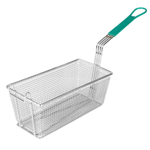 Thunder Group SLFB004 13" X 6 5/8" X 5 1/8", Rectangular Basket, with Green Handle