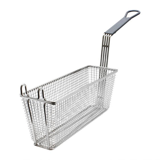 Thunder Group SLFB007 13 3/8 " X 4 3/8" X 5 1/2", Rectangular Basket, with Grey Handle