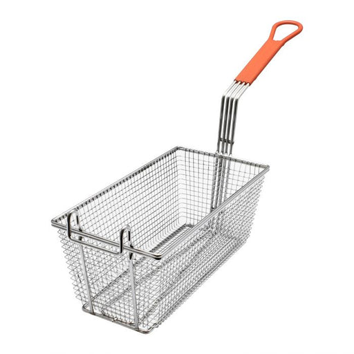 Thunder Group SLFB008 12 1/8" X 6 1/2" X 5 3/8", Fry Basket, Orange Handle