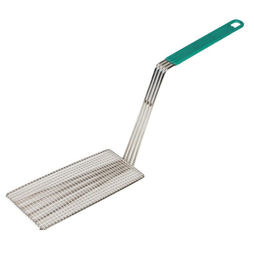 Thunder Group SLFBP010 4 3/4" X 10 3/4" Fry Basket Press, Green Handle