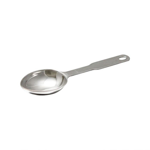 Thunder Group SLMS025V 1/4 Cup (60Ml) Heavy Duty Oval Measuring Scoop, 8 3/4" Length, Stainless Steel