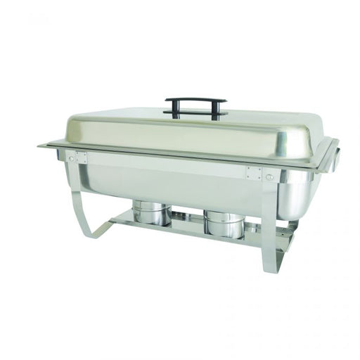 Thunder Group SLRCF001F 8 Qt Full Size Folding Stand Chafer, Stainless Steel - Set