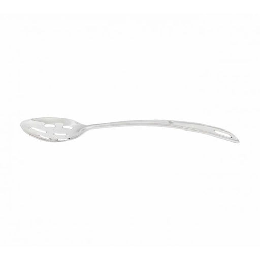 Thunder Group SLSBA512 9" Slotted Curved Basting Spoon With Hanging Slot, Stainless Steel, 18 Gauge, 1.2 MM Thickness, Heavy-Duty